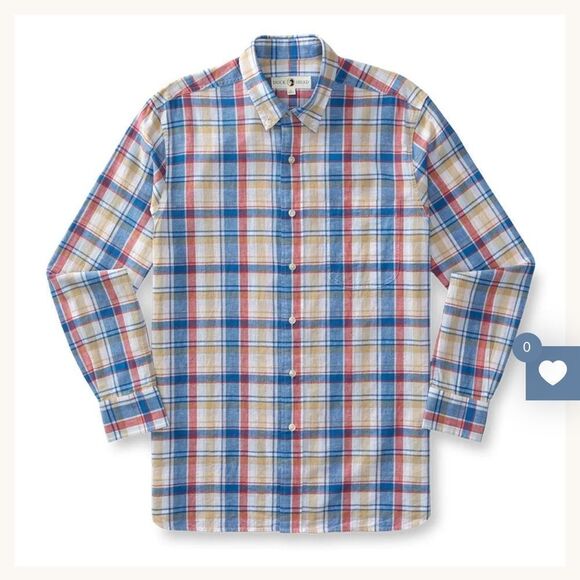 Duck Head Men's Conolly Plaid Oxford Sport Shirt New Medium - Picture 3 of 5